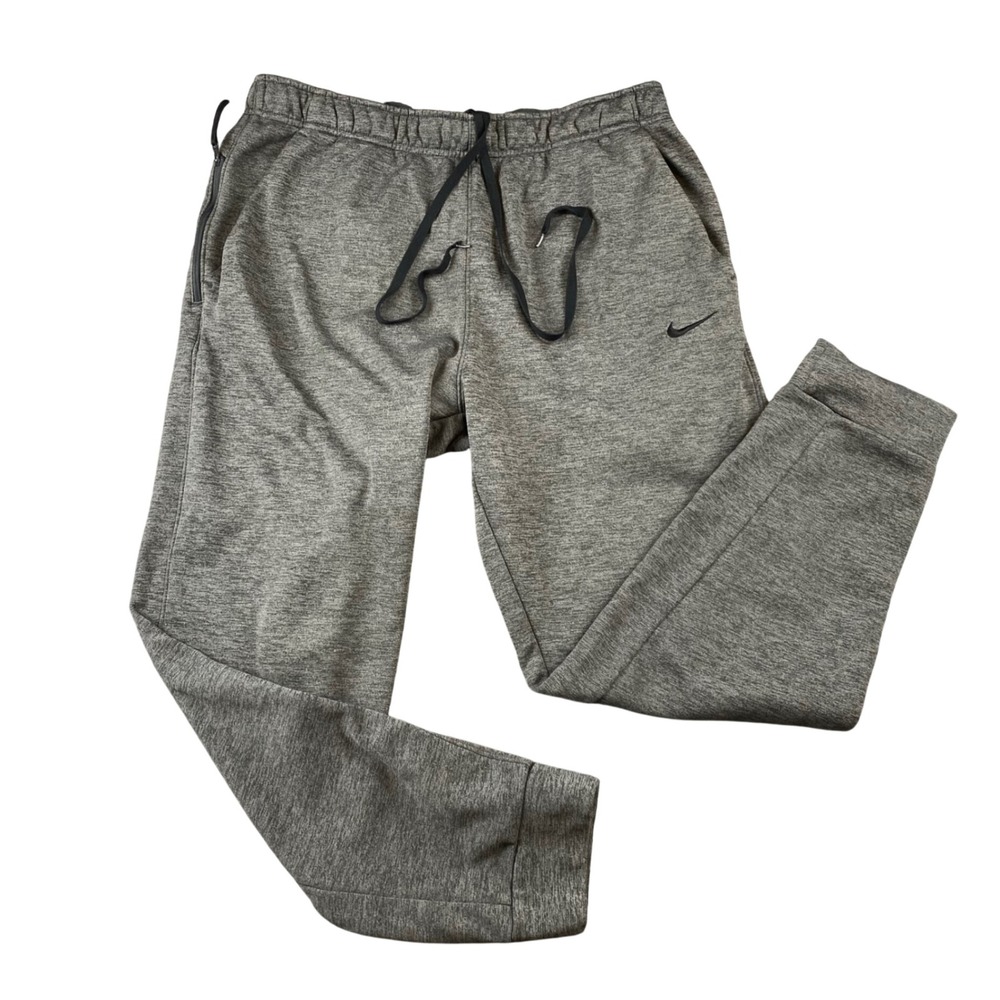Nike Therma FIT Jogger Pants Mens XL Gray Tapered Fleece DQ5405 071 Training